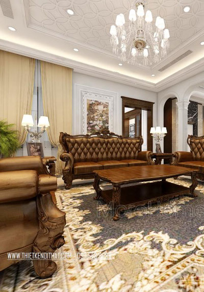  Thiết kế nội thất biệt thự tân cổ điển Xuân Phương