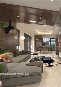 Thiết kế nội thất biệt thự hiện đại Vinhomes Thăng Long - Anh Hai