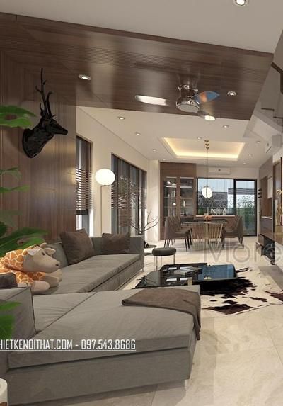 Thiết kế nội thất biệt thự hiện đại Vinhomes Thăng Long - Anh Hai