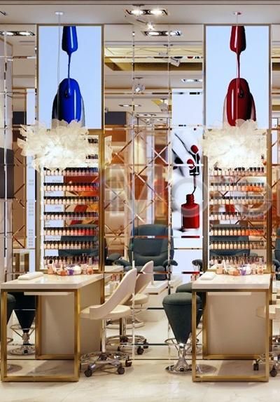 Thiết kế nội thất tiệm nails Coco Chelsea đẳng cấp - London