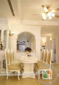 Thi công nội thất chung cư tân cổ điển R1 Royal City - Mr Phú