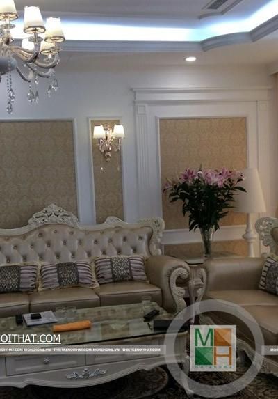 Thi công nội thất chung cư Royal City tân cổ điển cao cấp - Anh Nghĩa